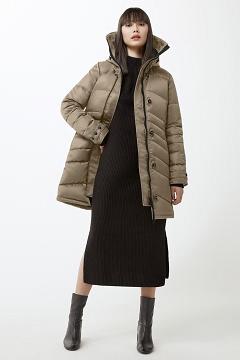 Chamarras Canada Goose Mujer México - Lorette Abrigos Black Label Marrom TC4761925
